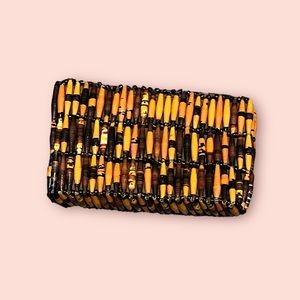 Handmade small zippered pouch